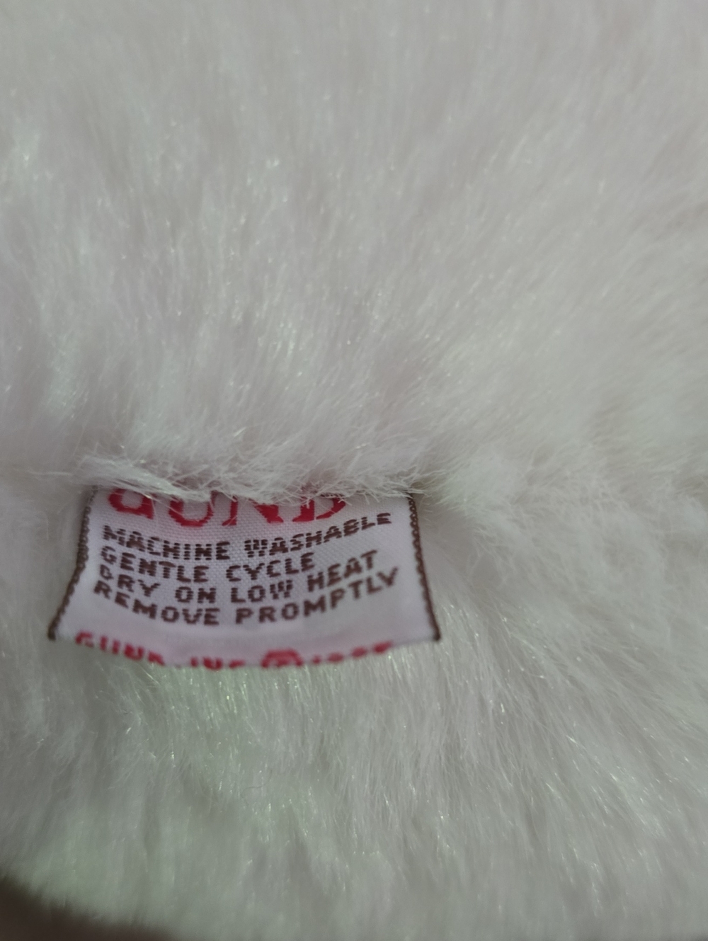 Rare 1985 Gund White Bear - Picture 7 of 10